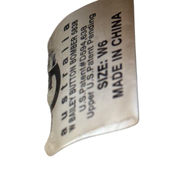 Ugg Bailey Button II Womens Brown Sherpa Wool Lined Winter Boots Sheepskin sz 6 - Picture 16 of 16